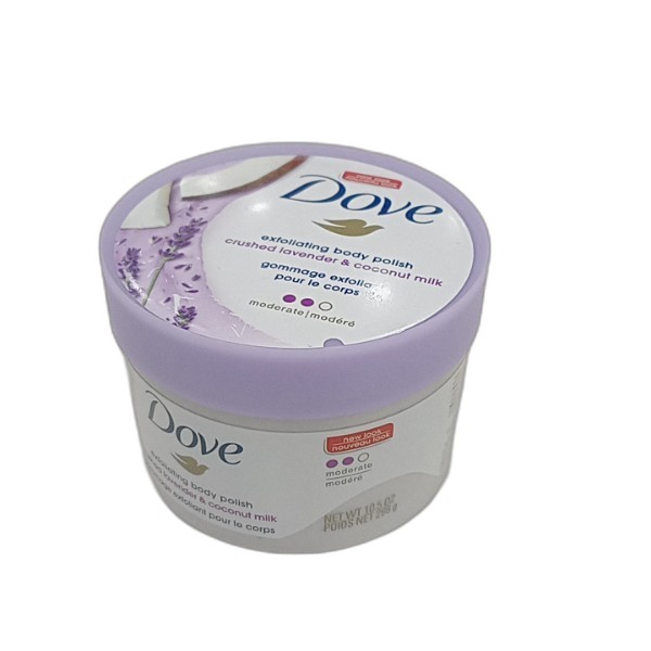 DOVE BODY POLISH LAVENDER 10.5O