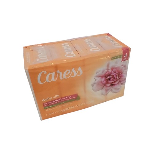 CARESS BEAUTY BAR DAILY SILK 4 PACK 425G