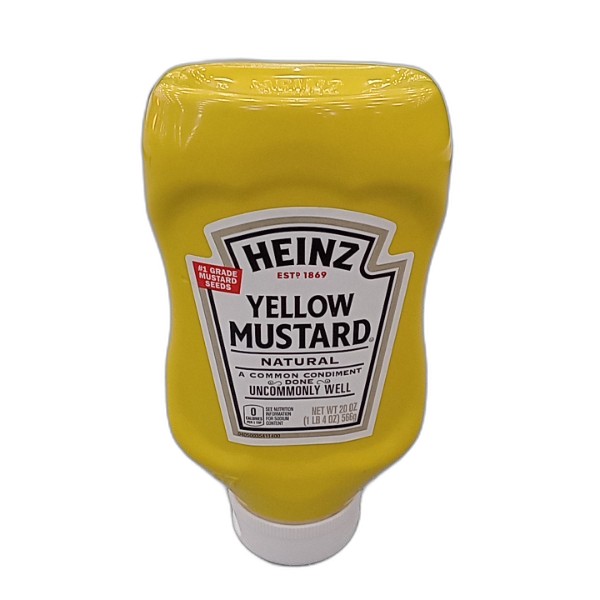 HEINZ YELLOW MUSTARD 567G