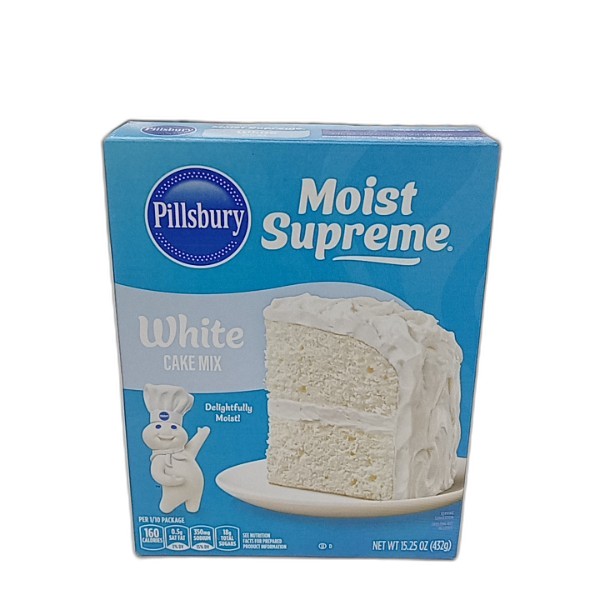 PILLSBURY WHITE CAKE MIX 432G
