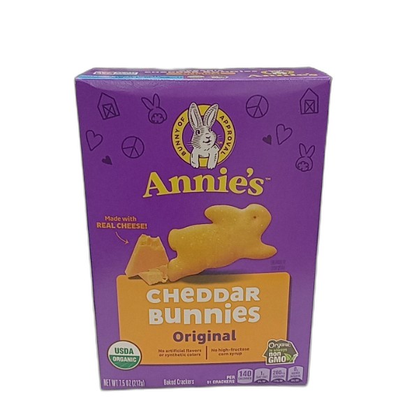 ANNIES ORGANIC CHEDDAR BUNNIES