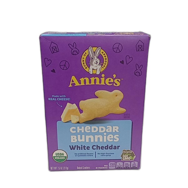 ANNIES ORGANIC WHITE CHEDDAR BU