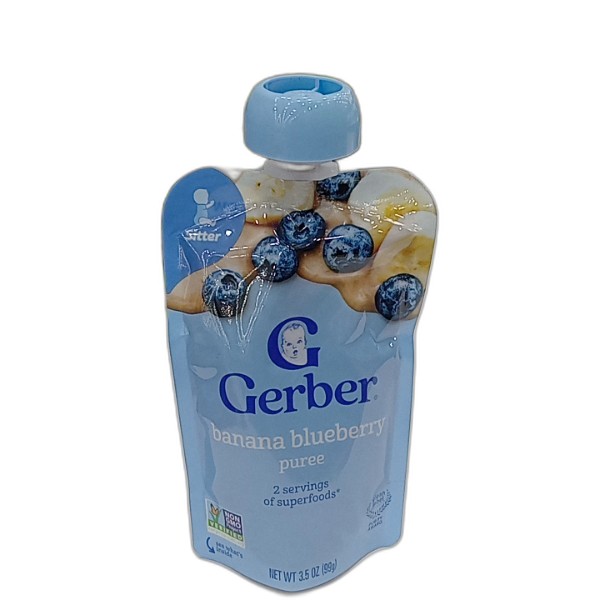 GERBER TODDLER POUCH BANANA BLU