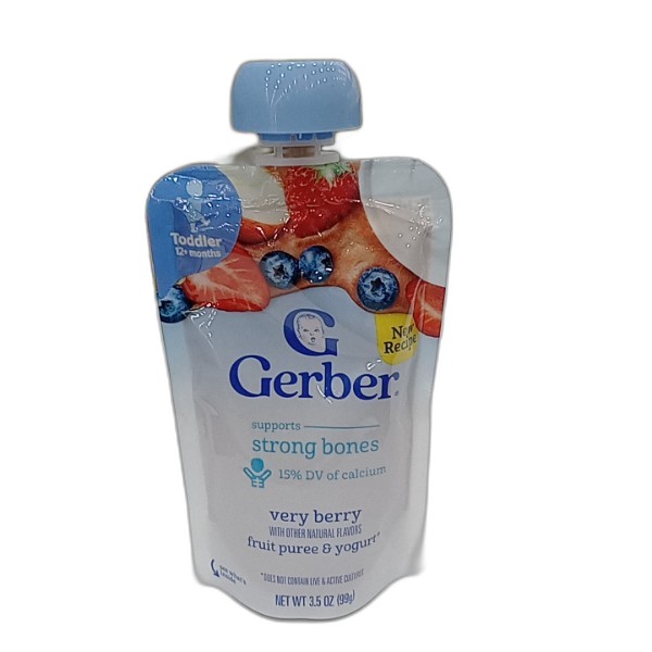 GERBER TODDLER BERRY FRUIT&YOGU