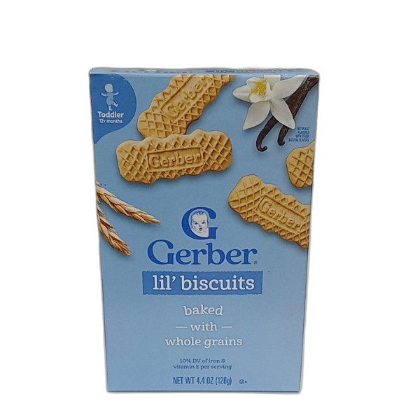 GERBER LIL BISCUITS VANILLA WHE