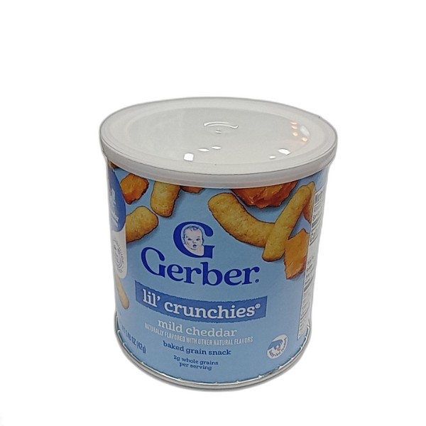 GERBER LIL CRUNCHIES CHEDDAR 42