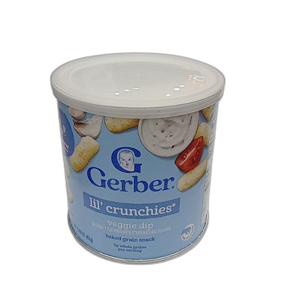 GERBER LIL CRUNCHIES VEGGIE DIP