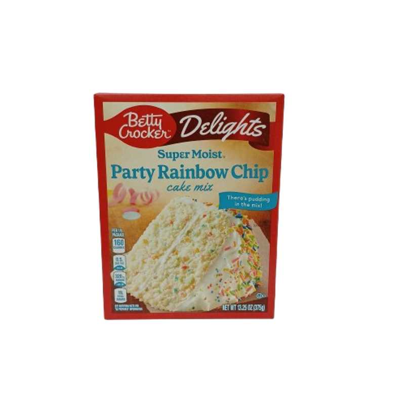 BETTY CROCKER RAINBOW CHIP CAKE