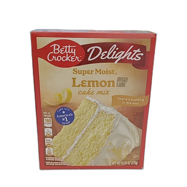 BETTY CROCKER LEMON CAKE MIX 37
