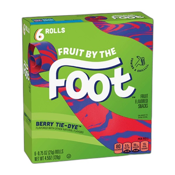 FRUIT BY THE FOOT BERRY TIE DYE 4.5OZ
