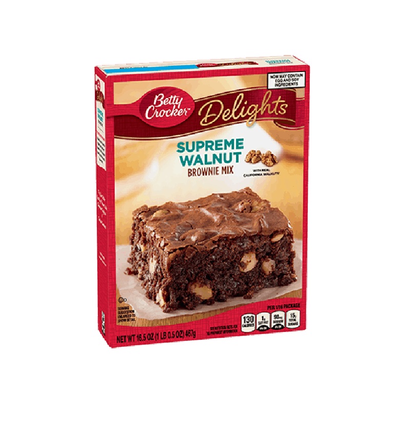 BETTY CROCKER WALNUT BROWNIE MIX 16.5OZ