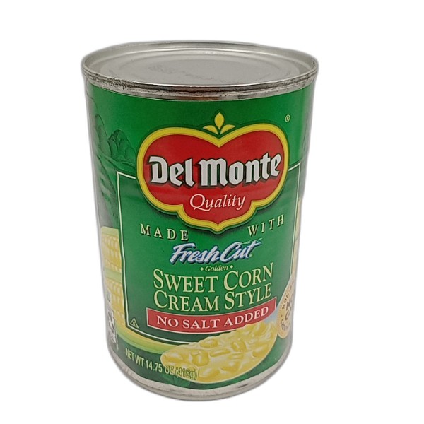 DEL MONTE NO SALT ADDED CREAM S