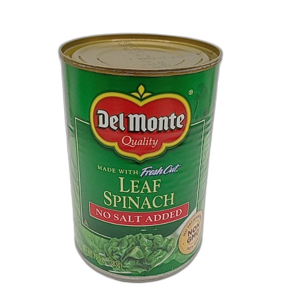 DEL MONTE NO SALT ADDED SPINACH