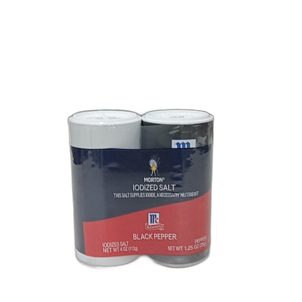 MORTON SALT&PEPPER SHAKERS 149G