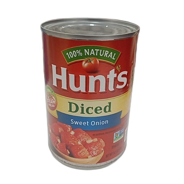 HUNTS DICED TOMATOES W ONION 41