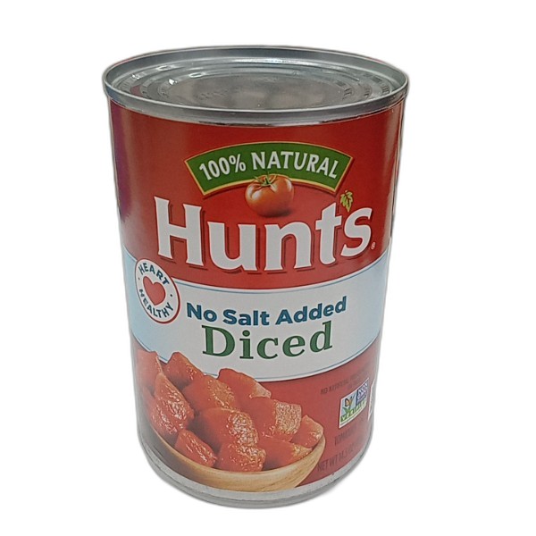 HUNTS NO SALT ADDED DICED TOMAT