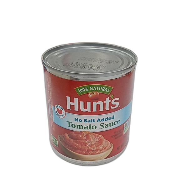 HUNTS NO SALT ADDED TOMATO SAUC