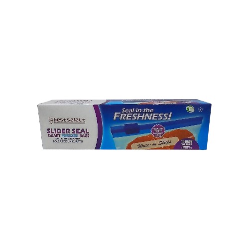BEST SELECT FREEZER BAGS ZIPPER 15BAGS 5690 34
