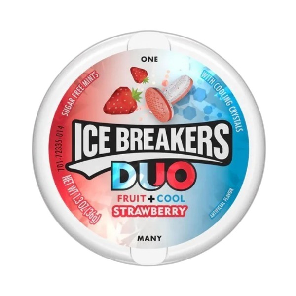 ICE BREAKERS MINT DUO STRAWBERRY 36G