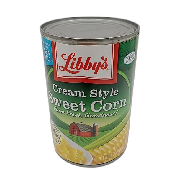 LIBBYS CREAM STYLE CORN 417G