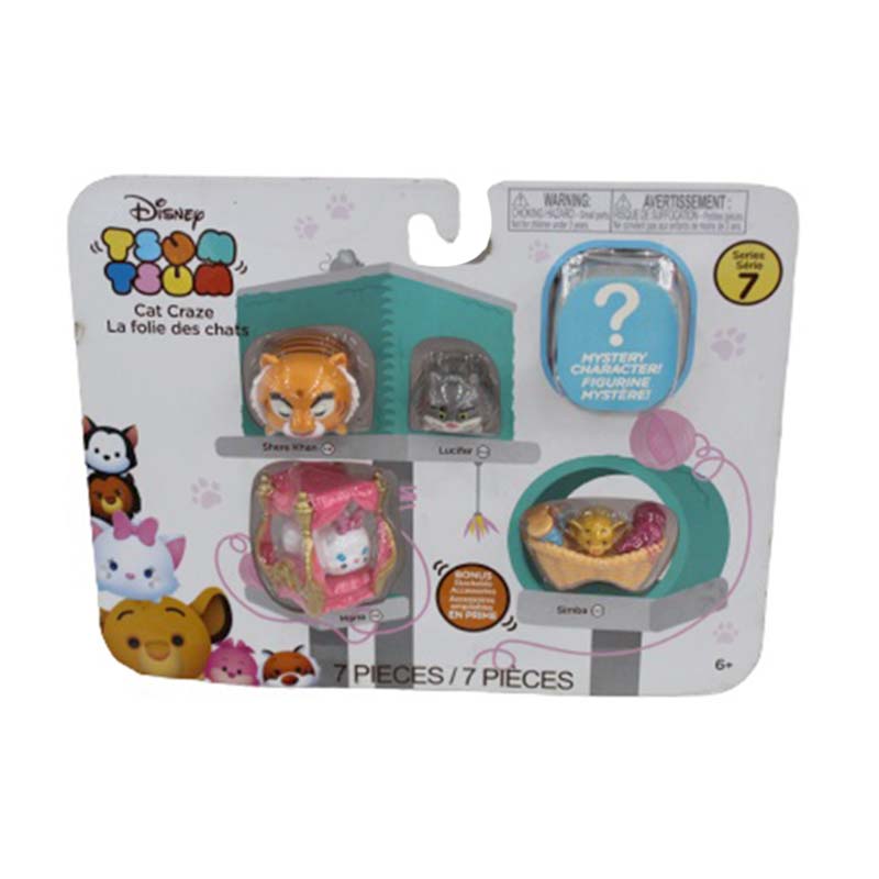 FIGURE MINI JAKKS 7PCS TSUM STYLE 1 48385