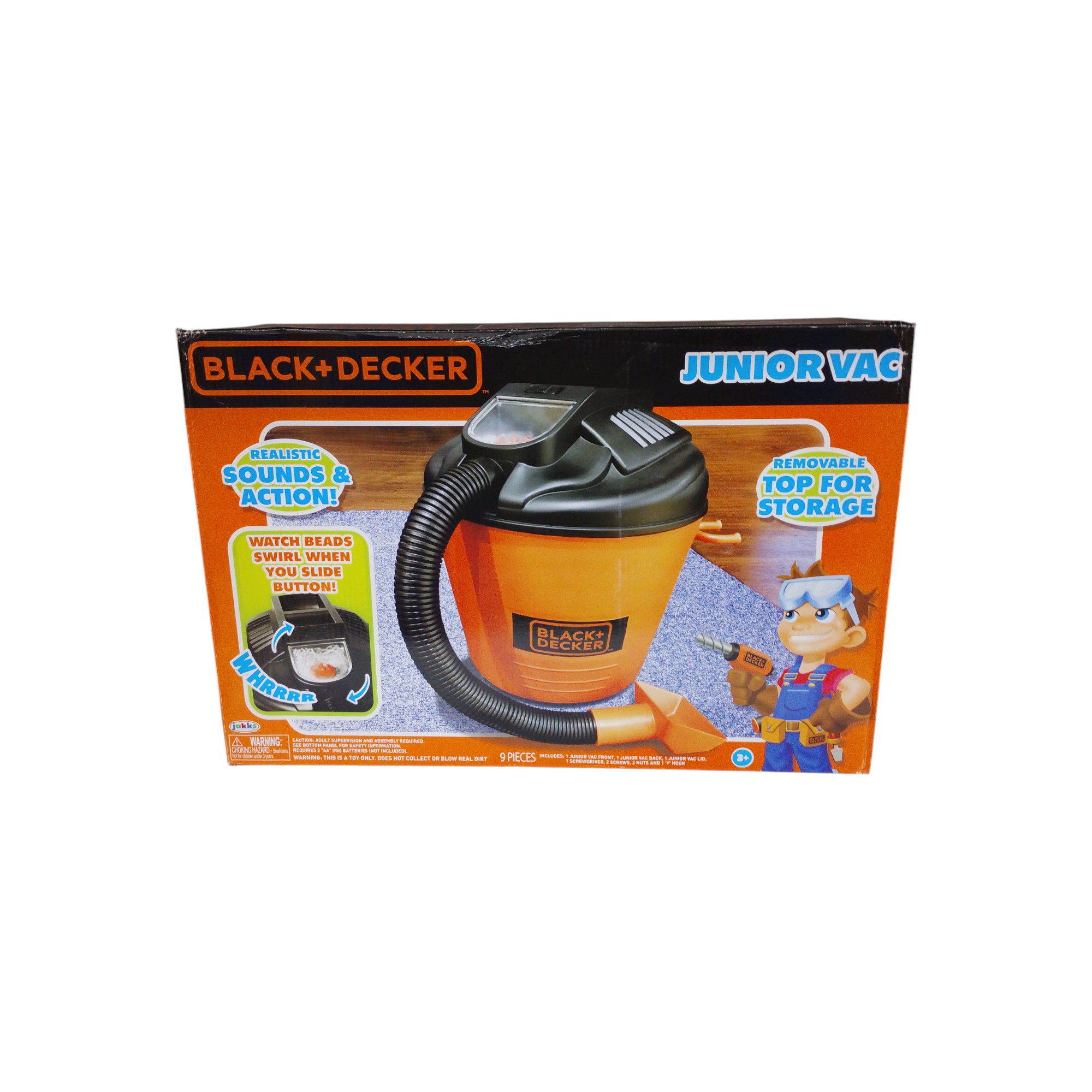 VACUUM JUNIOR BLACK AND DECKER PLAYING 55515