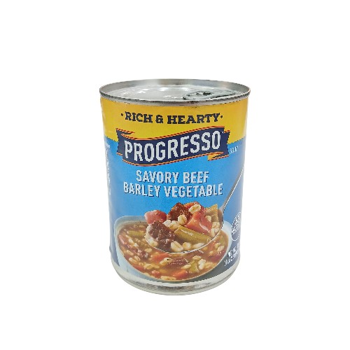 PROGRESSO BEEF BARLEY SOUP 18.6OZ