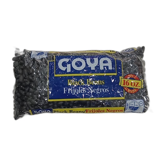 GOYA DRY BLACK BEANS 454G