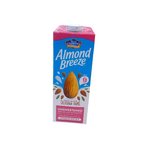 BLUE DIAMOND ALMOND BREEZE UNSWEETENED 1L