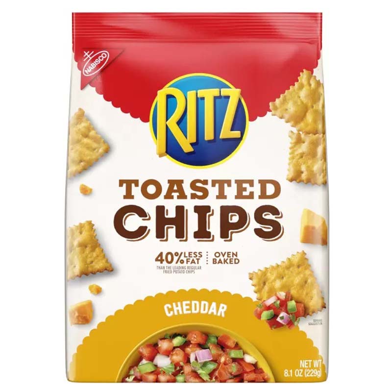 RITZ CHEDDAR TOASTED CHIPS 230G