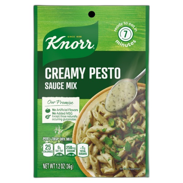 KNORR CREAMY PESTO SAUCE 36G