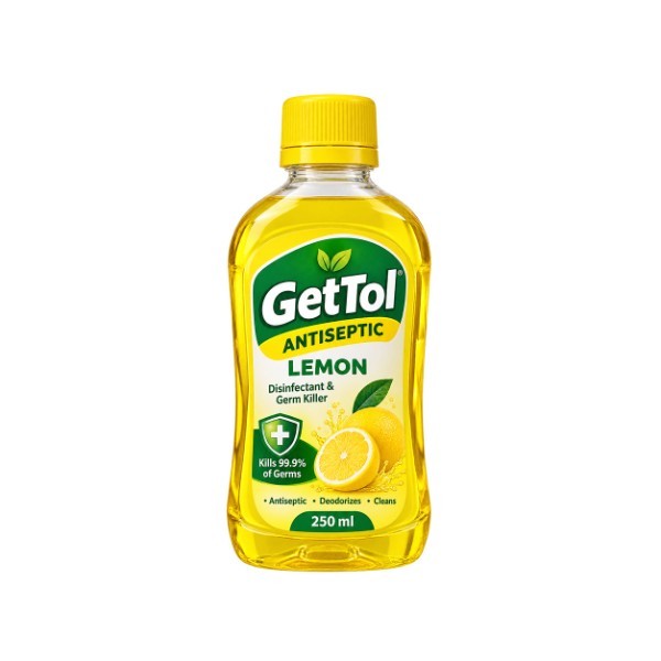 GETTOL ANTISEPTIC LEMON 250ML