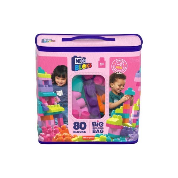 MEGA BLOCKS BIG BLDG BAG (80PC)