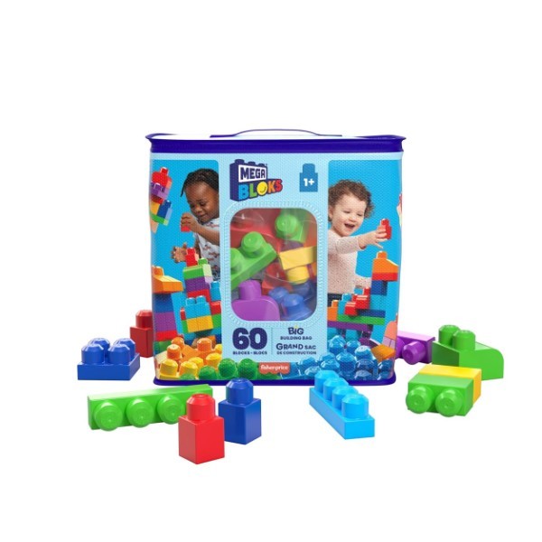 MEGA BLOCKS BIG BLDG BAG 60PC S