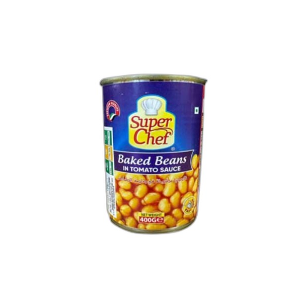 SUPERCHEF BAKED BEANS IN TOMATO SAUCE 400GM
