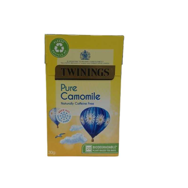 TWININGS PURE CHAMOMILE TEA 20S