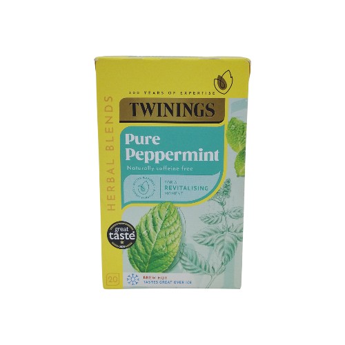 TWININGS PURE PEPPERMINT TEA 20S
