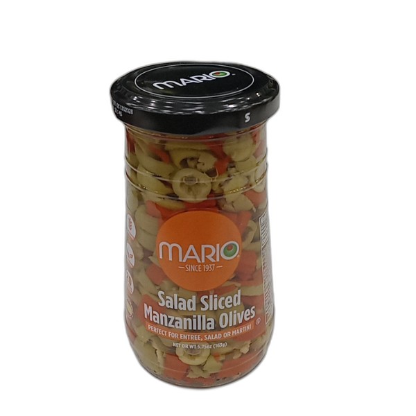 MARIO SLICED SPANISH OLIVES 163