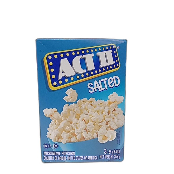 ACT II SALTED POPCORN 255G
