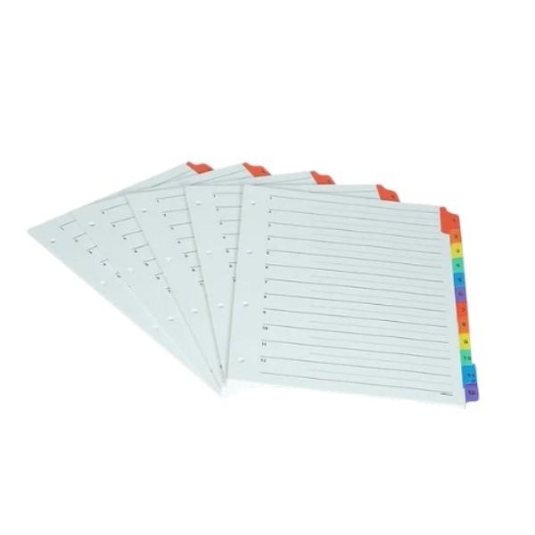 FILE SEPARATOR INDEX (1-12) KS6