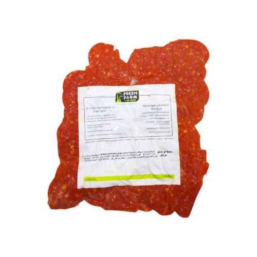 FRESH FARM SLICED BEEF PEPPERONI 500G