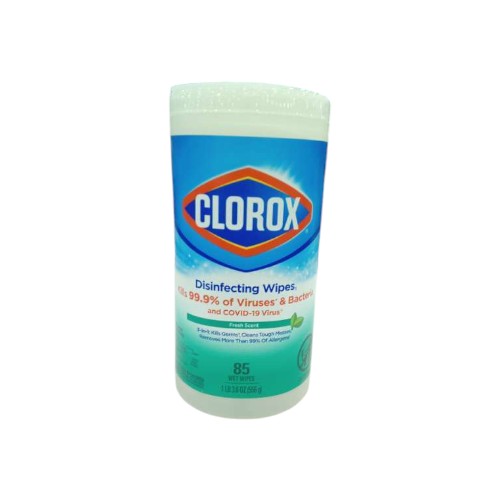 CLOROX DISINFECTING WIPES 85PCS