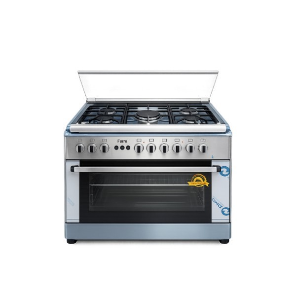FERRE GAS COOKER 6 BURNER INOX