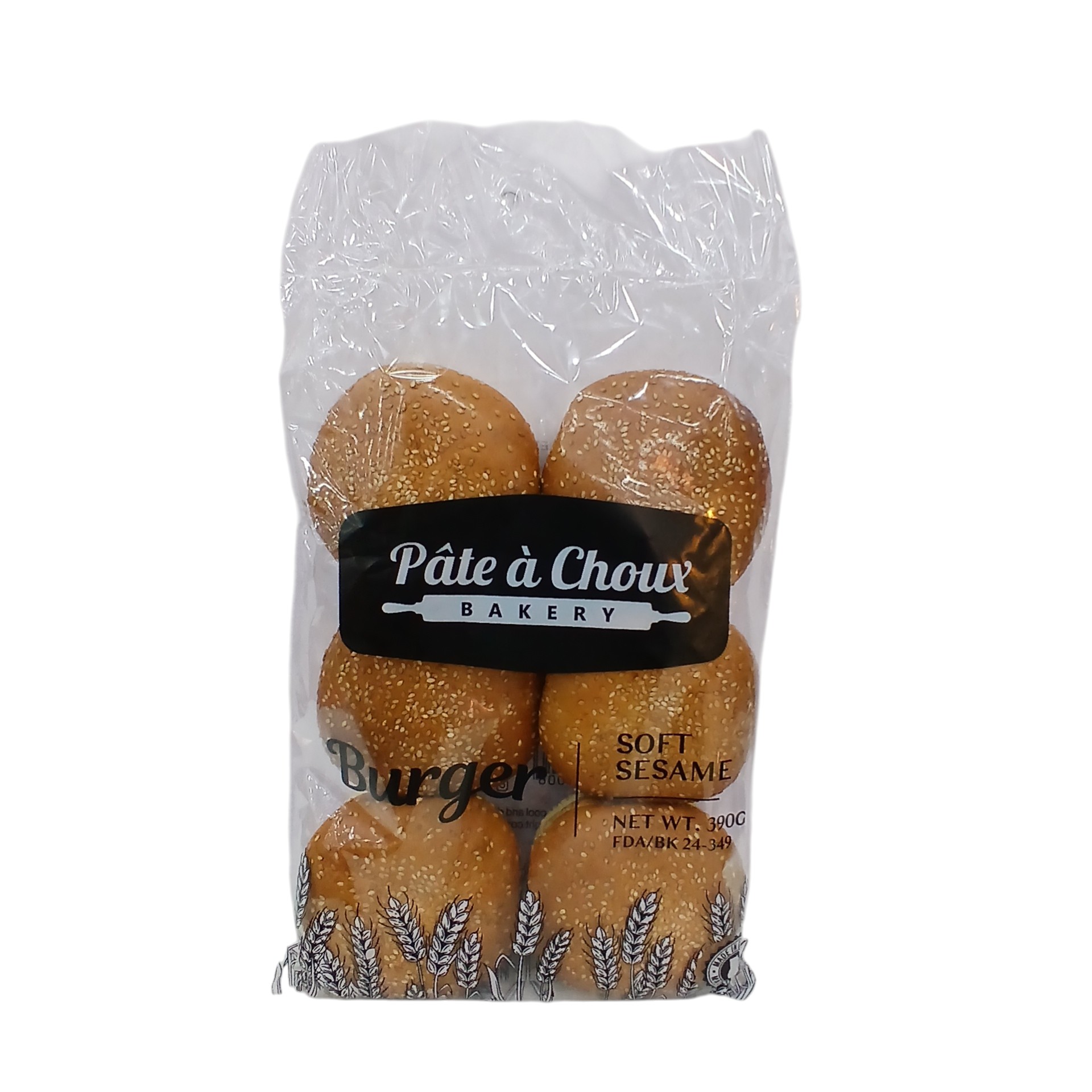 PATE A CHOUX SESAME BURGER BUNS 350G
