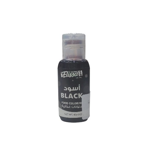 ELISSAR BLACK FOOD COLOR 45ML