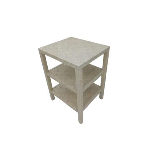 SAFAVIEH RATTAN DOUBLE SHELVES ACC6603A