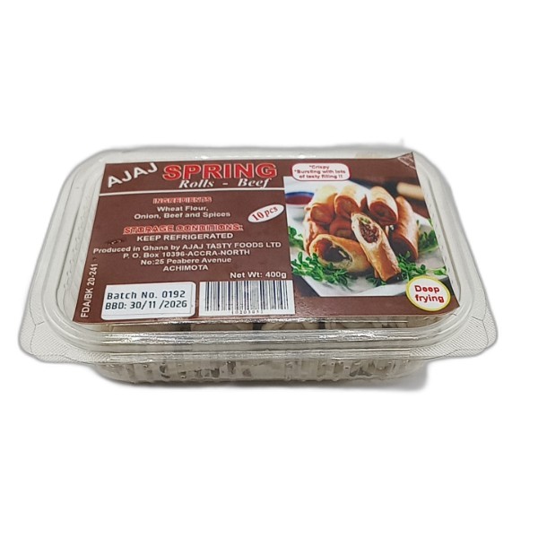 AJAJ BEEF SPRING ROLLS 10PCS