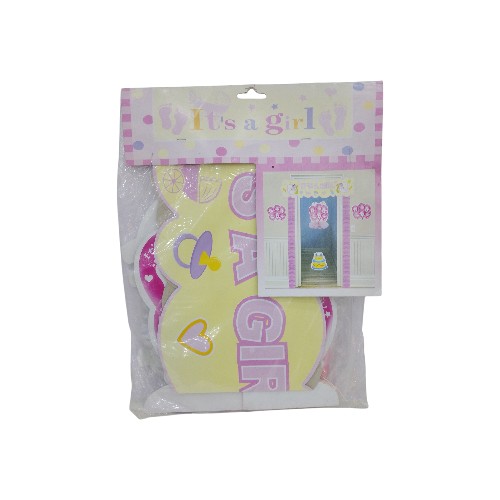 PAPER GARLAND DECO.2.5CMX2MT. PINK