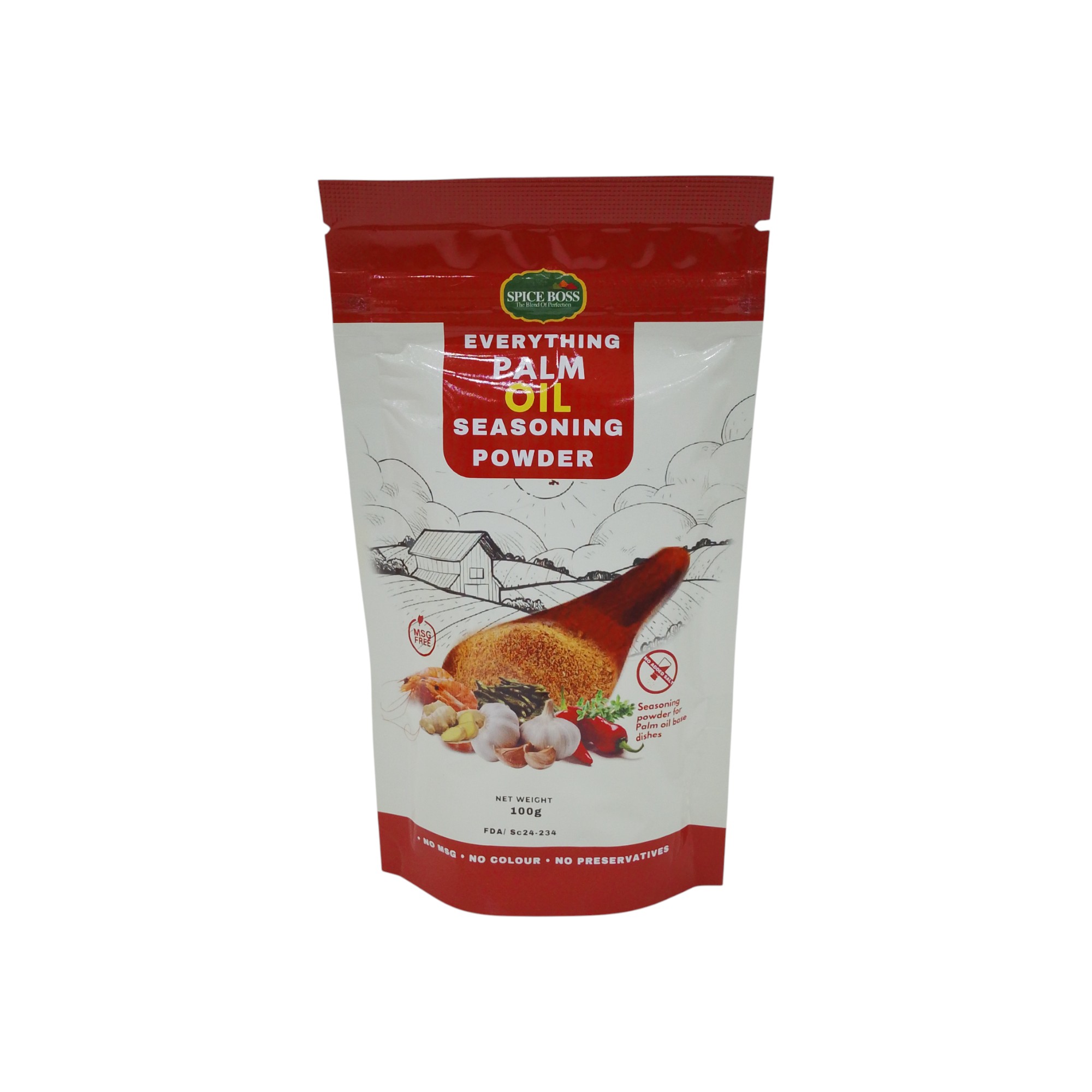 SPICE BOSS PALM OIL SEASONING POWDER 100G