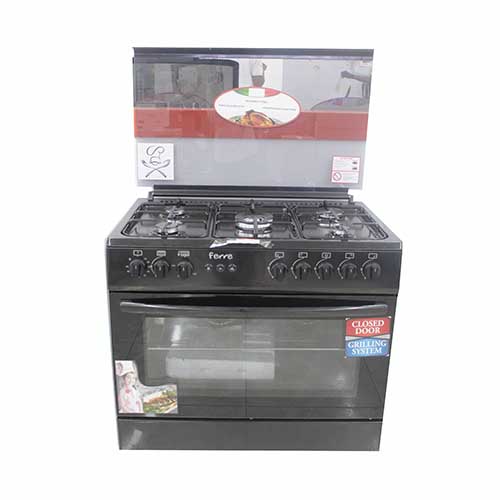 FERRE 5 GAS BURNERSHINE BLACK
